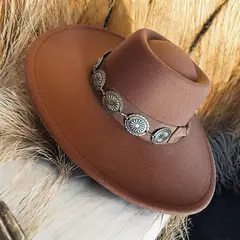 AHIMSA CHIC - Sombrero Aurelia Chocolate ahimsa-chic