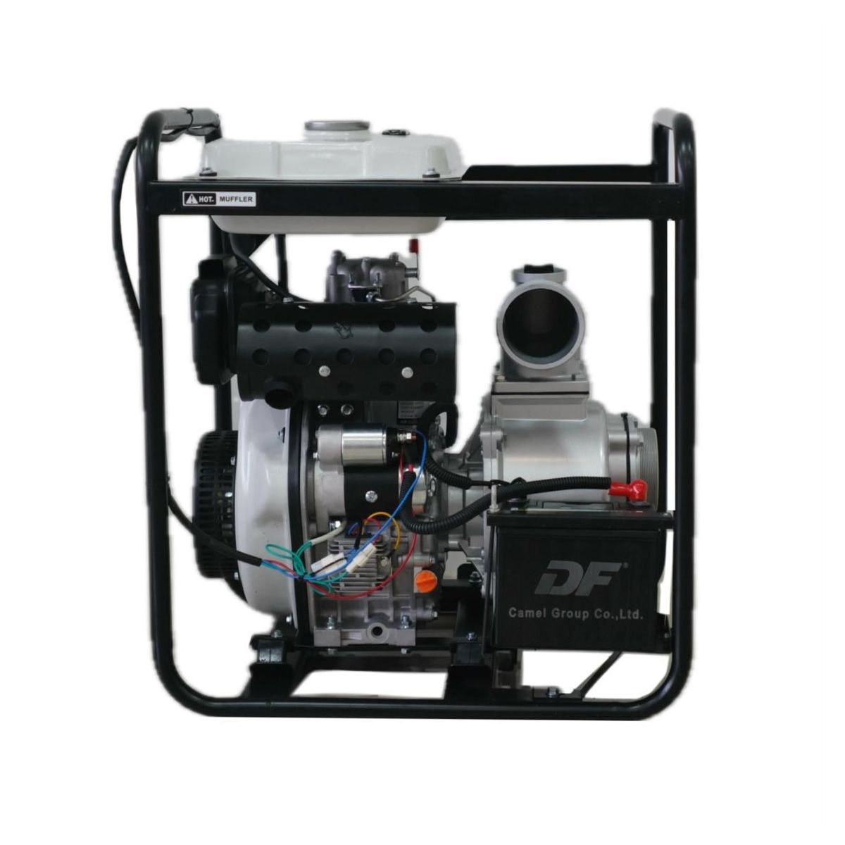 GENERICO - Motobomba de Agua 4 Pulgadas a Diesel Partida Electrica - Lic Japon