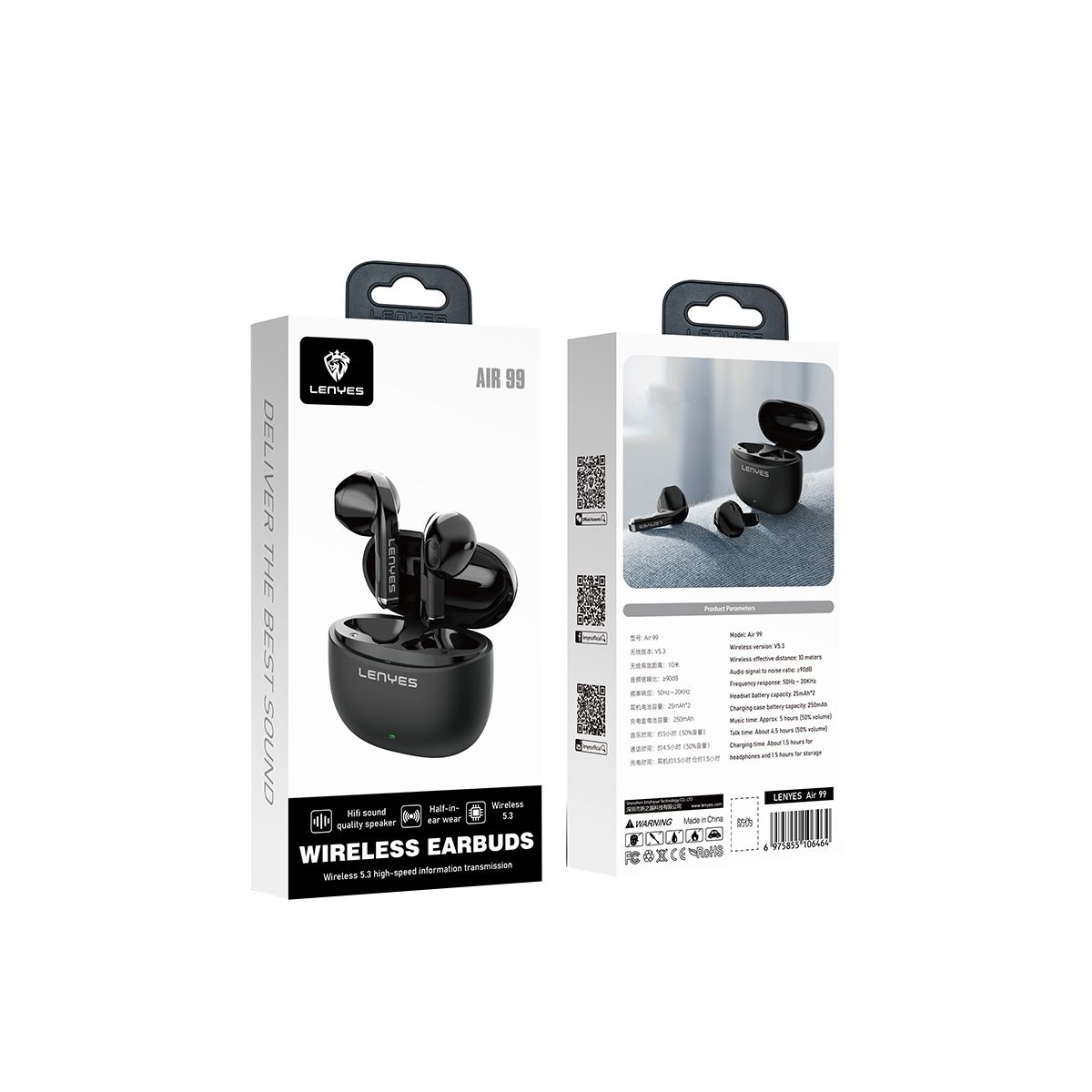 LENYES - Audífonos inalámbricos Lenyes Air99