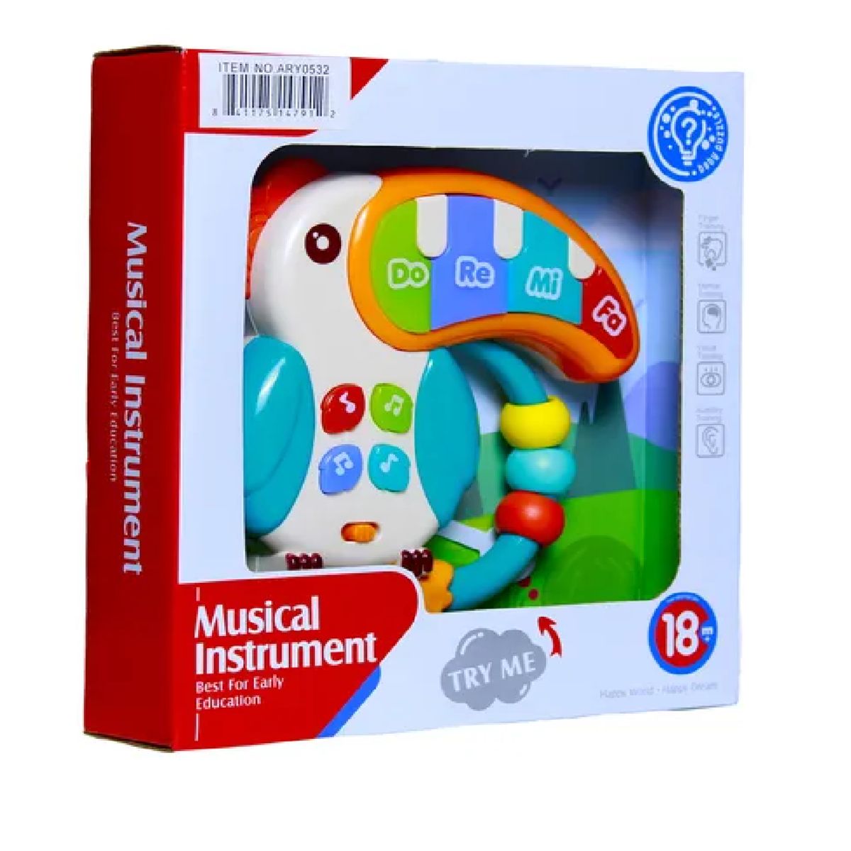 HUANGER - Tucan Musical bebe Juguete didactico