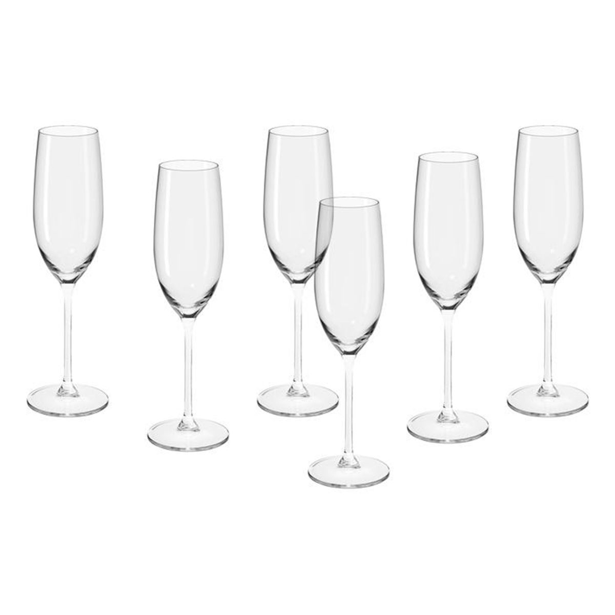 ROYAL LEERDAM - SET 6 COPAS CHAMPAGNE FIM 210ML