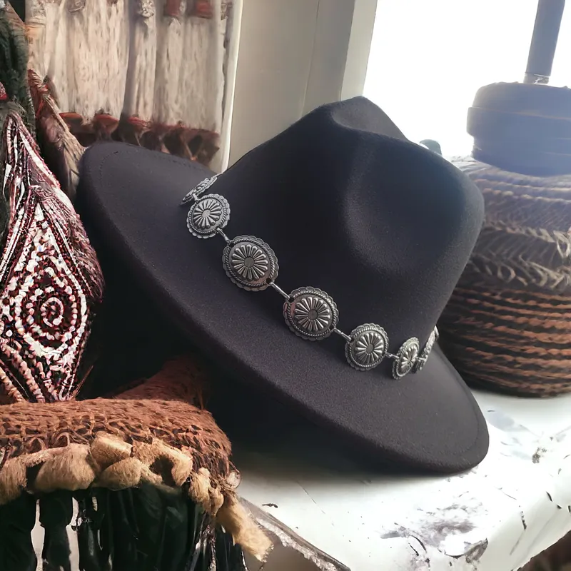 AHIMSA CHIC - Sombrero fausta negro ahimsa-chic