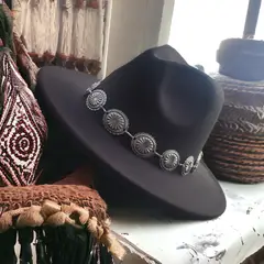 AHIMSA CHIC - Sombrero fausta negro ahimsa-chic
