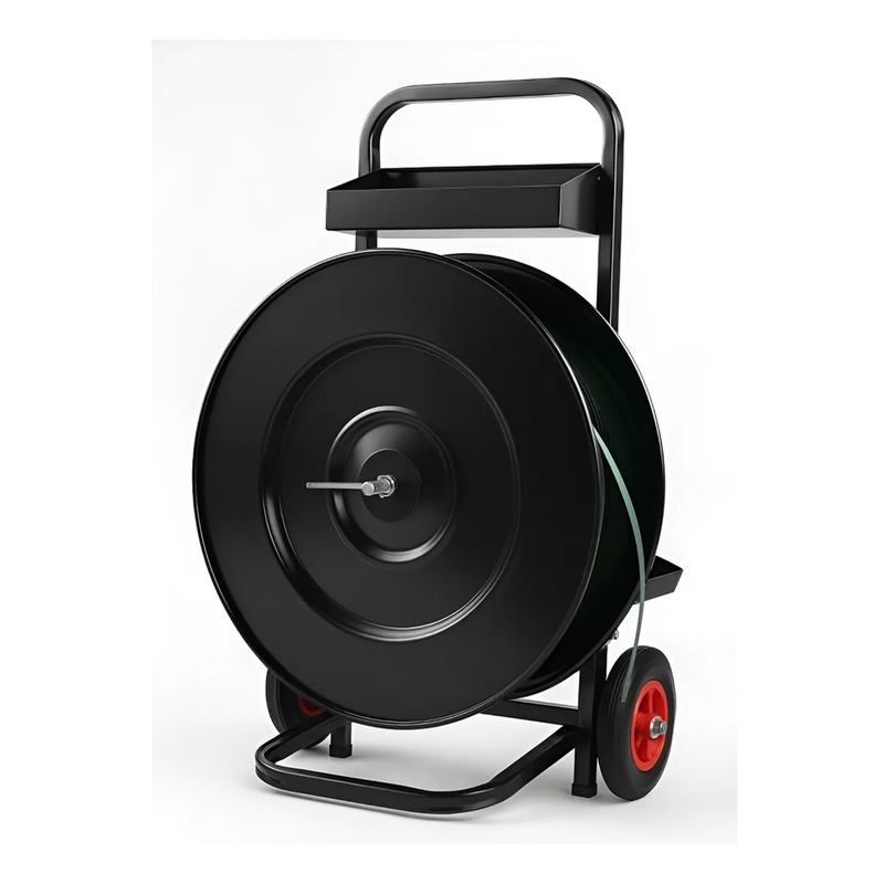 GENERICO - Carro Porta Rollo De Fleje Zuncho Enzunchadora Dispensador