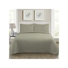ILLUSIONS - Quilt Roma 2.5 Plazas Olivo