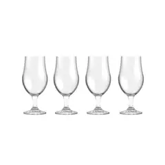 ROYAL LEERDAM - SET 4 COPAS ARTISAN STEMMED PILSNER 370 ML - LIBBEY