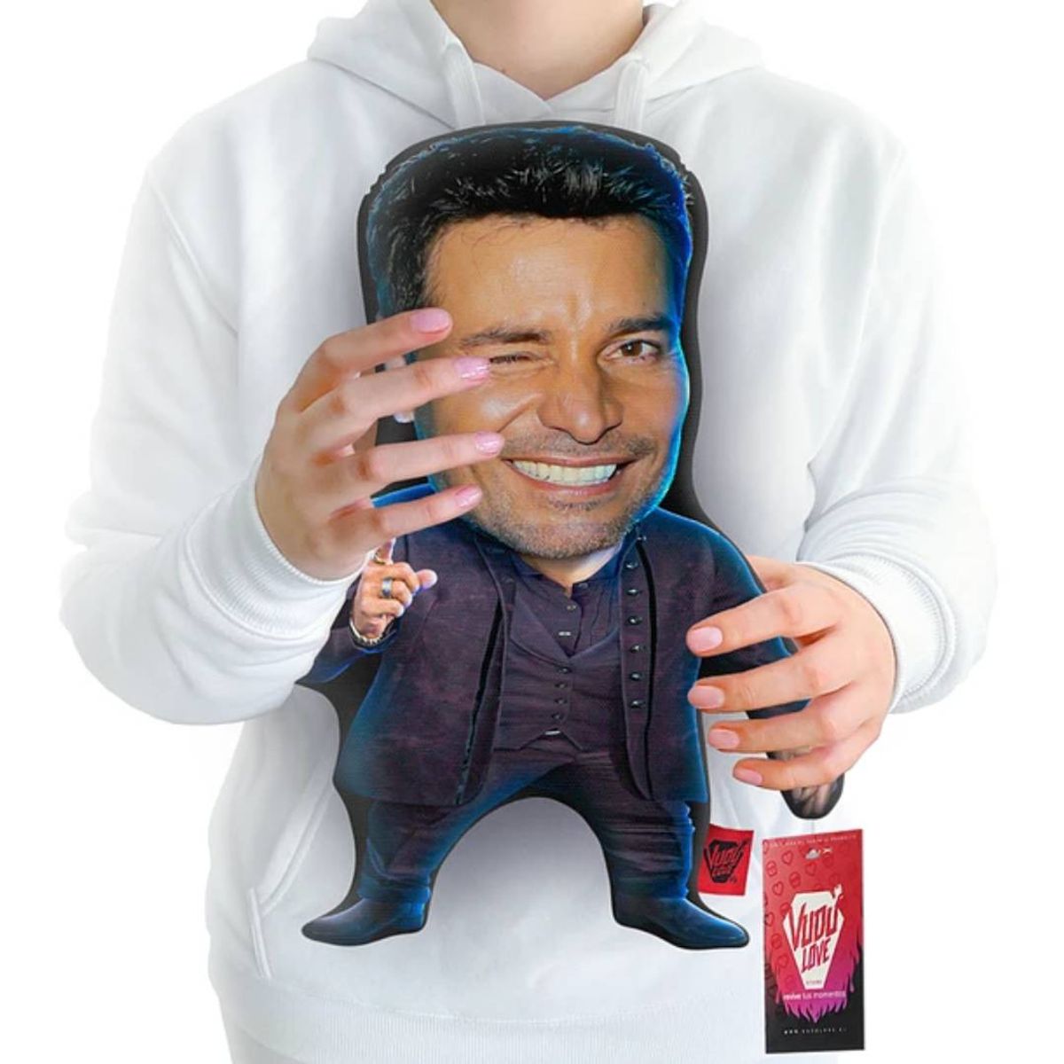 VUDU LOVE - Cojín Chayanne "El Provócame Chiquito" 40cm