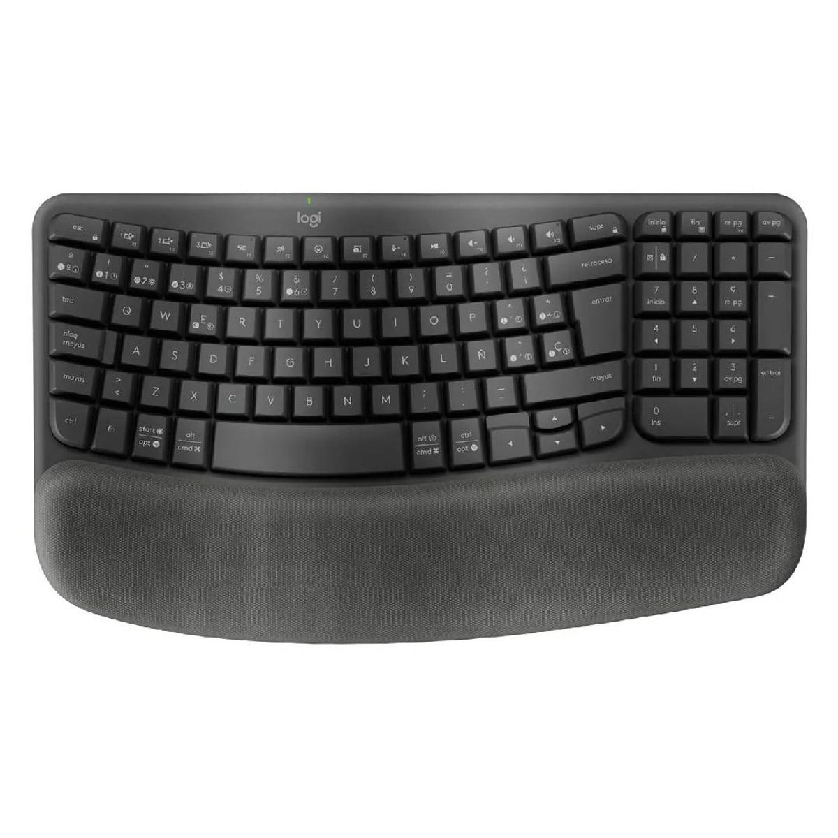 LOGITECH - Teclado Logitech Wave Keys Español Grafito