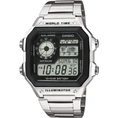 CASIO - RELOJ AE1200WHD-1 HOMBRE DEPORTIVO WORLD TIME ROYALE