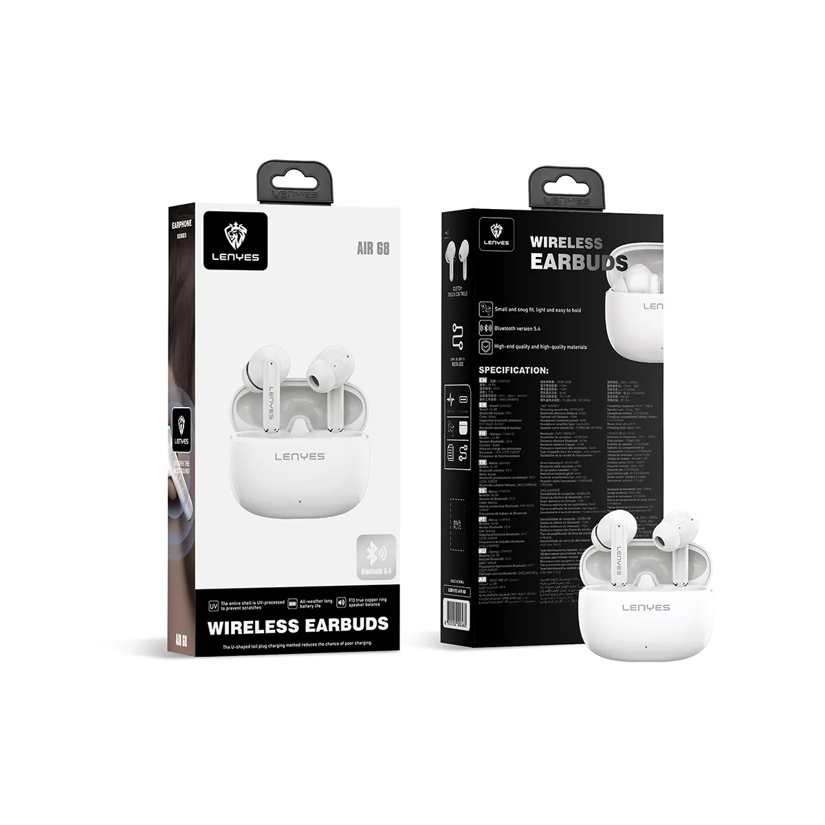 LENYES - Audífonos inalámbricos Lenyes Air68