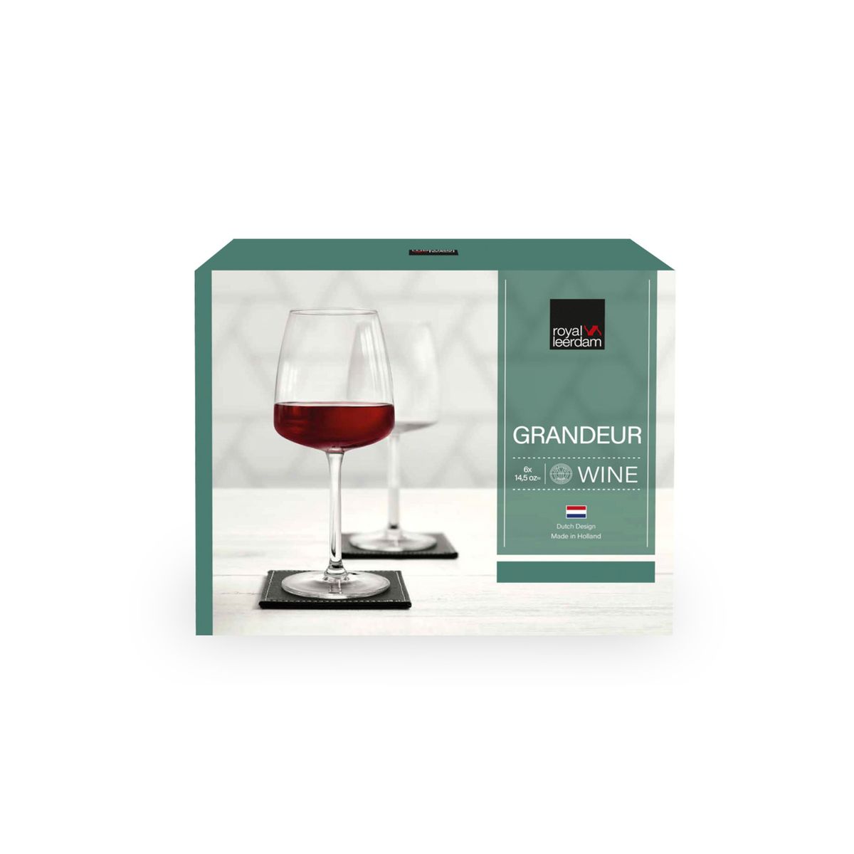 ROYAL LEERDAM - SET 6 COPAS VINO TINTO GRANDEUR 430ML