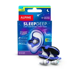 ALPINE - Protectores Auditivos SleepDeep - Tapones Premium Para Dormir
