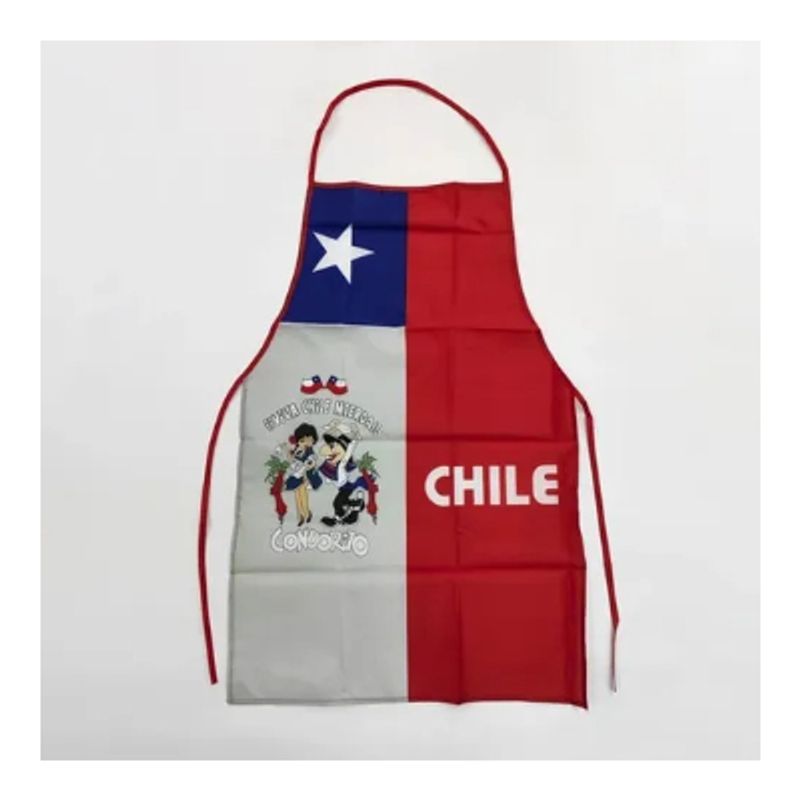 GENERICO - Delantales Dieciochero Pechera Fechas Patrias 18 Viva Chile