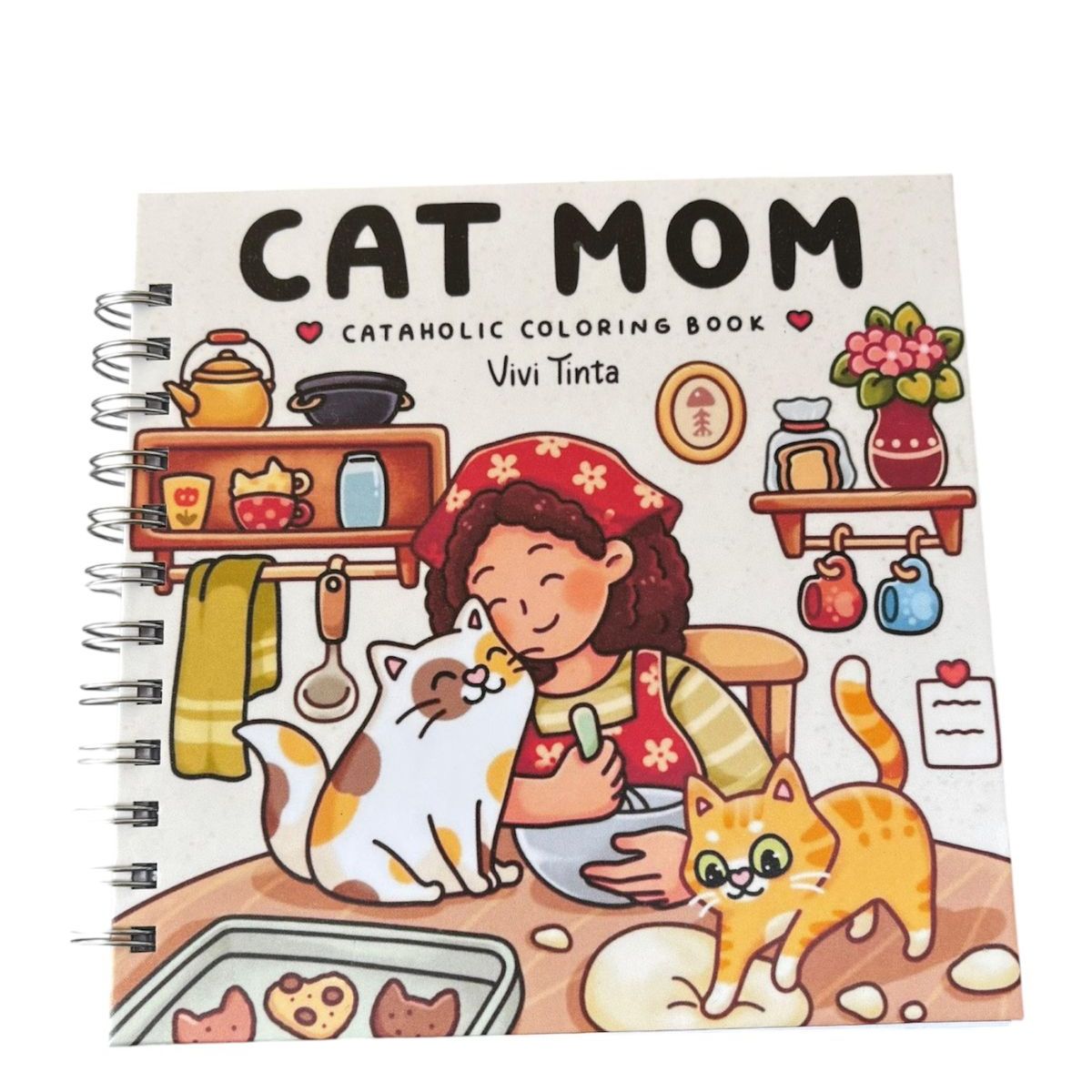GENERICO - Libro colorear Cat Mom