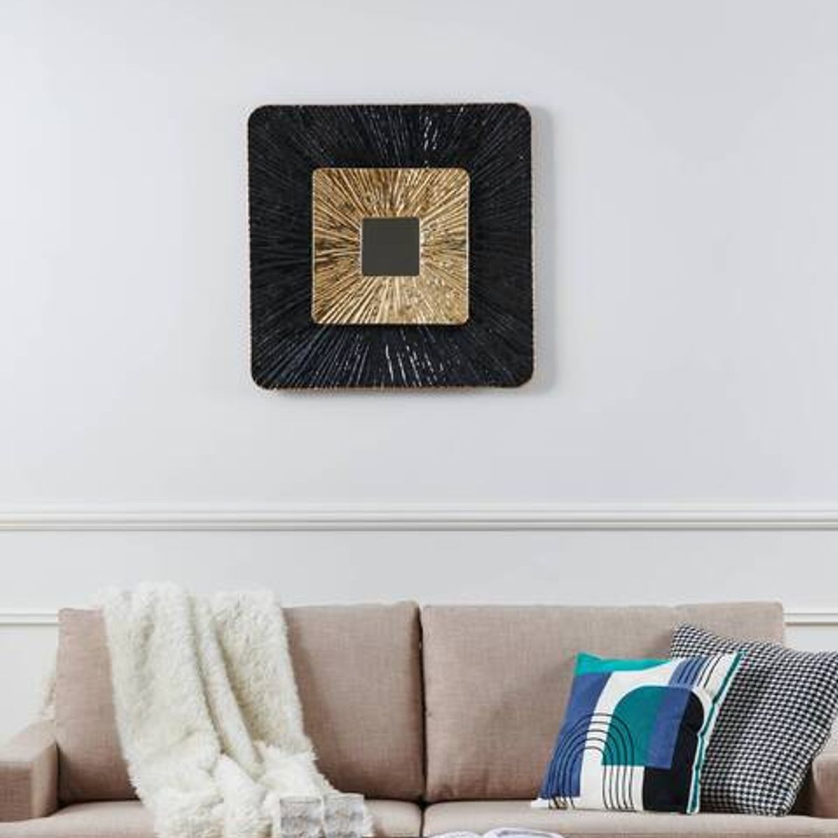 EGLO - Cuadro Decorativo mural SUARDI metal 73×7×73cm