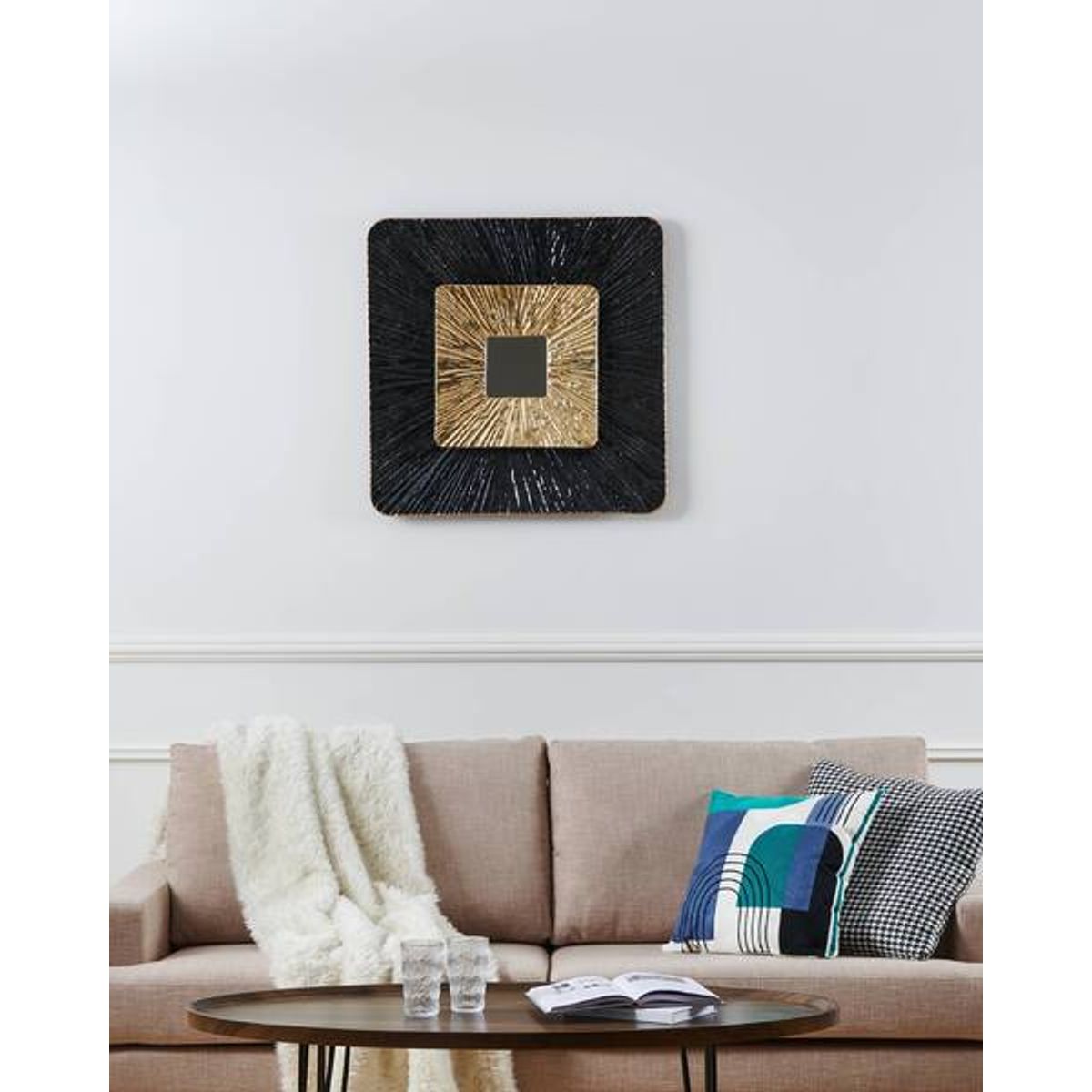 EGLO - Cuadro Decorativo mural SUARDI metal 73×7×73cm