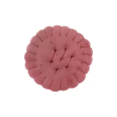 HOMEY - Pack de 2 Cojines Redondos, forma de Galleta