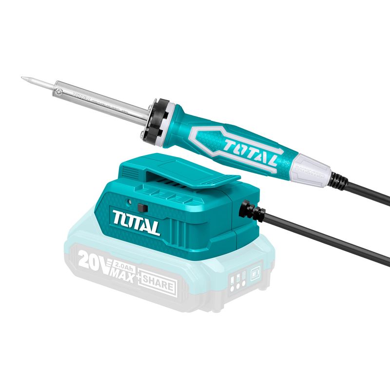 TOTAL TOOLS - Cautín Lápiz Inalámbrico 20V 40W Litio Ion Total