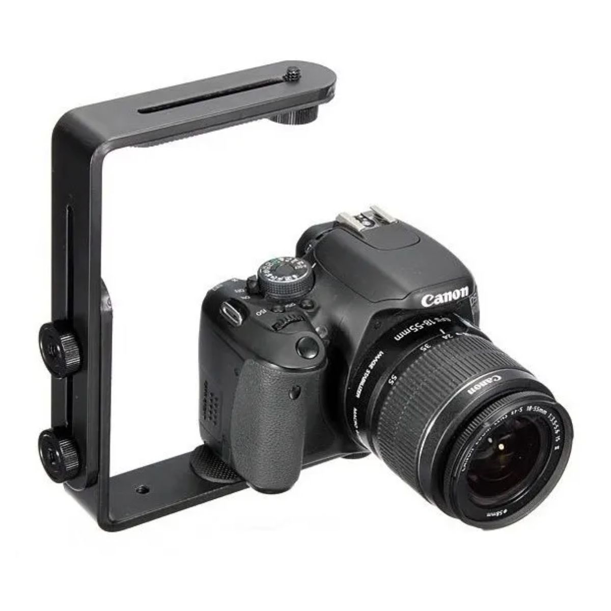 GENERICO - Soporte Doble L Bracket Para Cámaras Dslr Reflex Nikon Canon