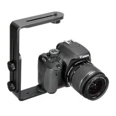 GENERICO - Soporte Doble L Bracket Para Cámaras Dslr Reflex Nikon Canon