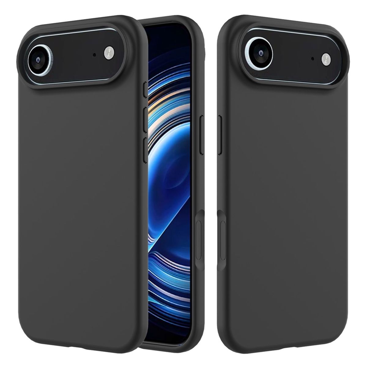 JOIGO - Carcasa Funda Para IPhone 17 Air Goma Negro
