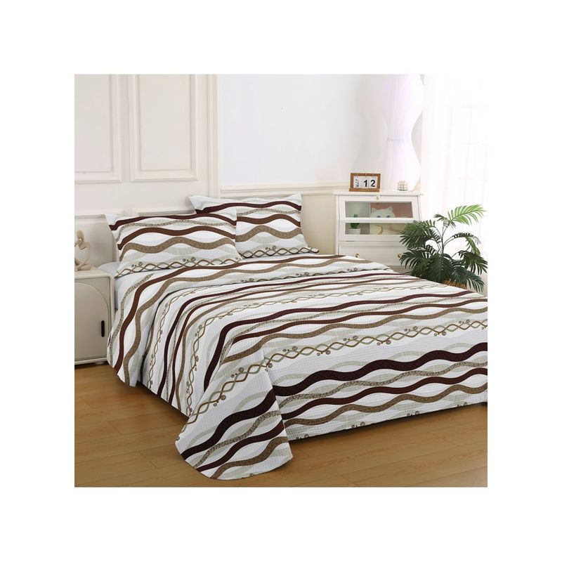 ILLUSIONS - Quilt Bruselas  Café  15 Plazas