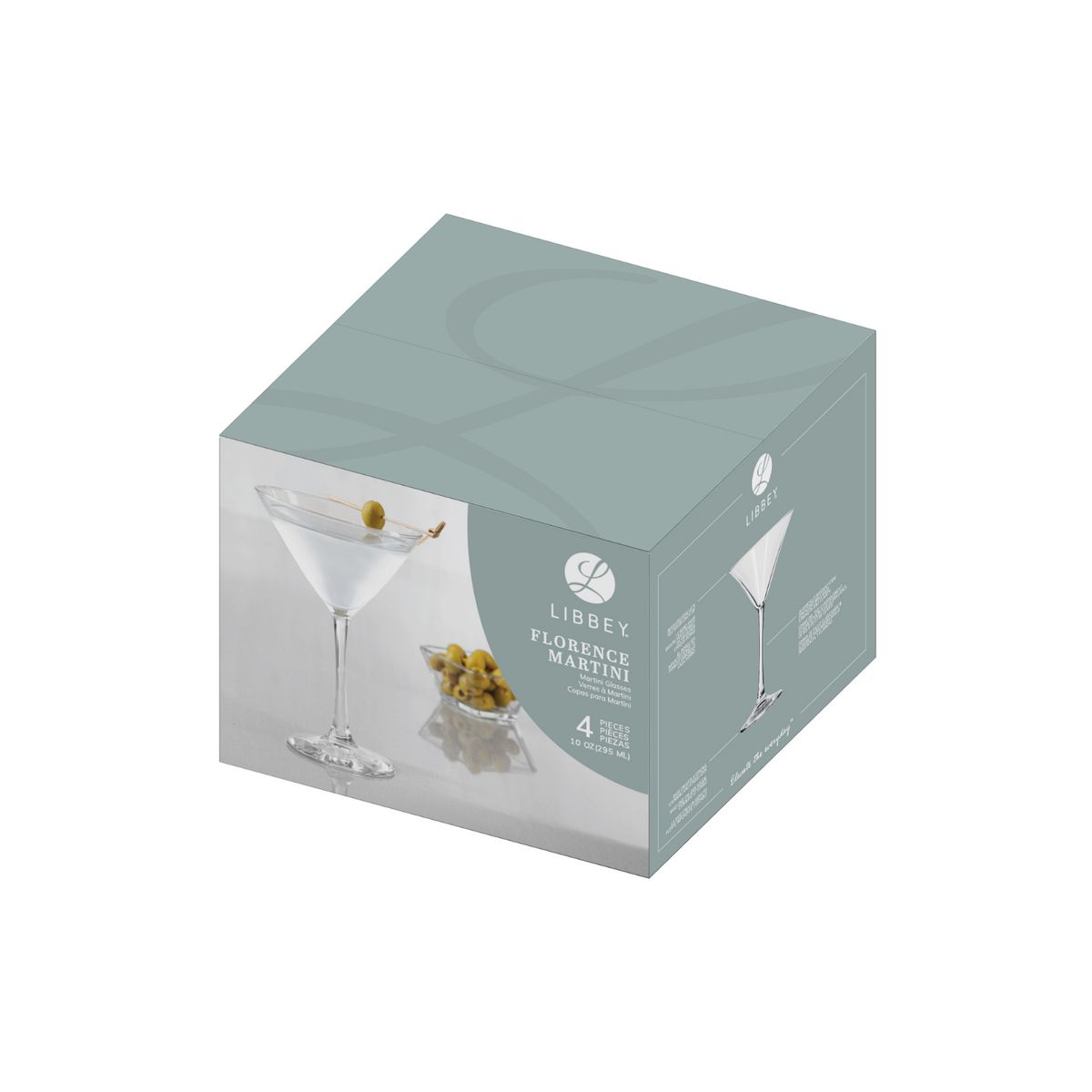 LIBBEY - SET 4 COPAS MARTINI FLORENCE 295ML