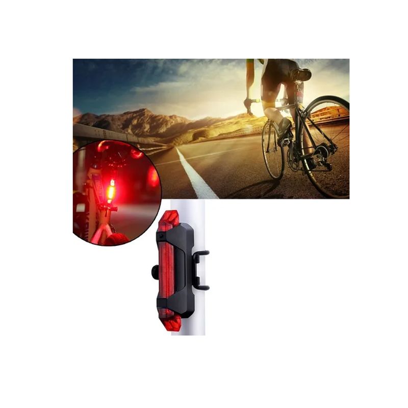 GENERICO - Luz Trasera Para Bicicleta Recargable Usb Bs-216