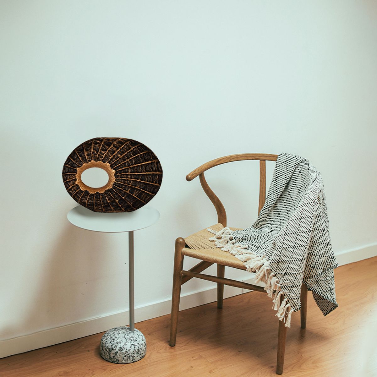 EGLO - Adorno decorativo Sakti Cerámica Marron 40×12×29cm