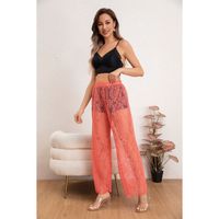 Pantalon Largo Encaje Salida de Baño Playa Piscina Verano 8345