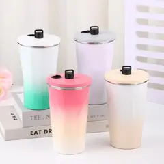 HOMEY - Pack 2 Vaso Termico Resistente Al Frio Y Calor, Colores Varios Marca Inoxidable