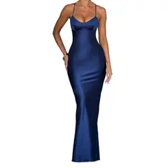 GIOIO - Vestido de gala MujerAzul