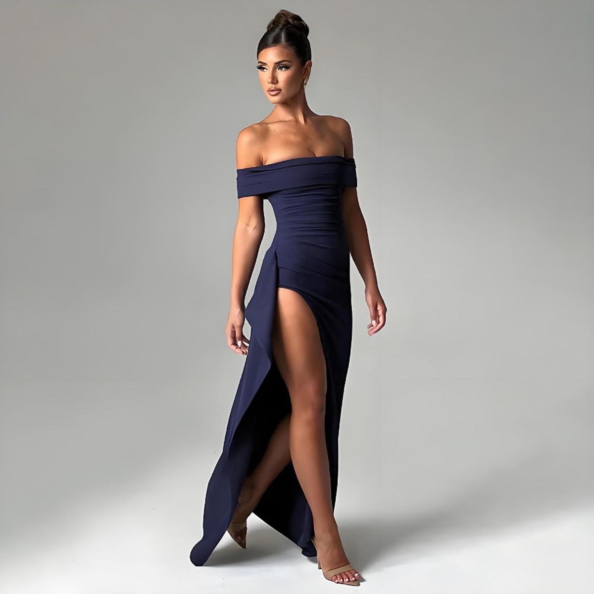 GIOIO - Vestido de gala MujerAzul