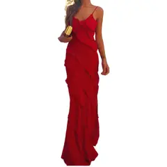 GIOIO - Vestido de gala MujerRojo