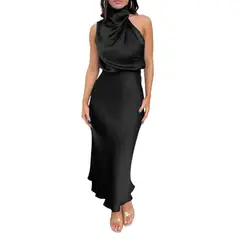 GIOIO - Vestido de gala MujerNegro