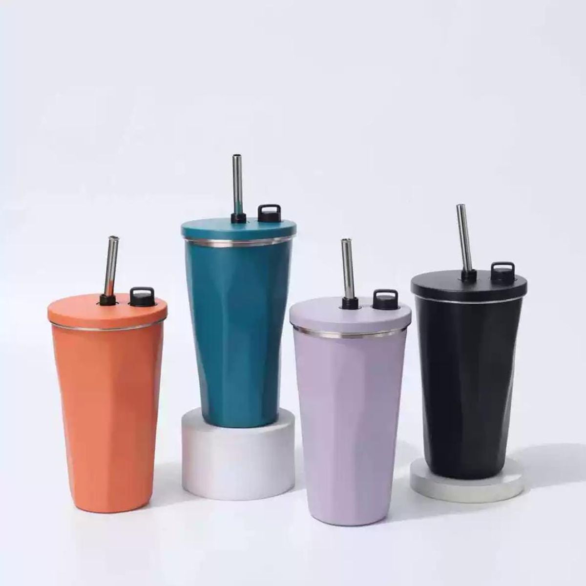 HOMEY - Pack 2 Vaso Termico Resistente A Las Temperatura Frio Y Calor Colores Surtido