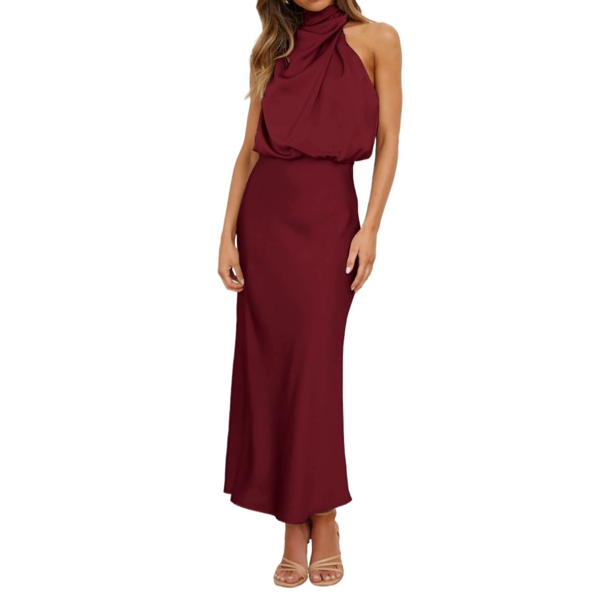 GIOIO - Vestido de gala MujerRojo