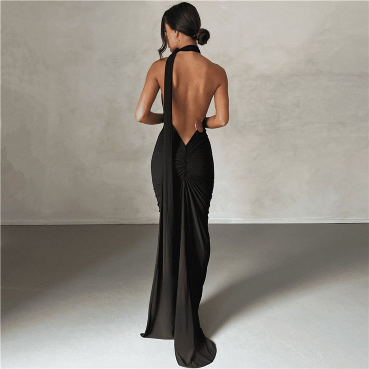 GIOIO - Vestido de gala MujerNegro