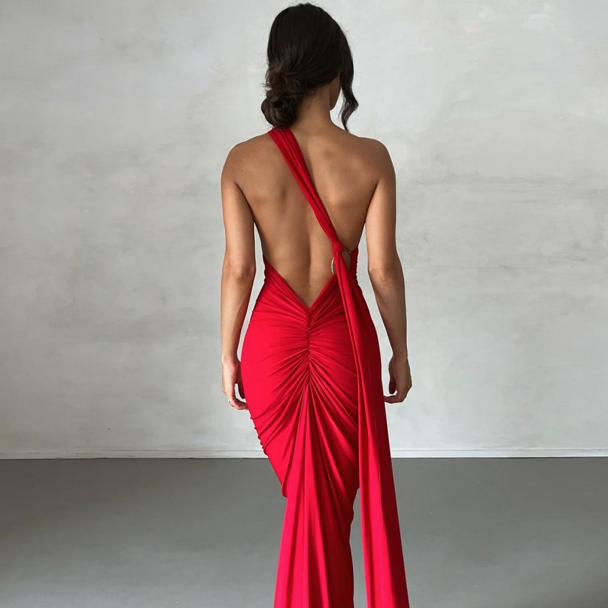 GIOIO - Vestido de gala MujerRojo