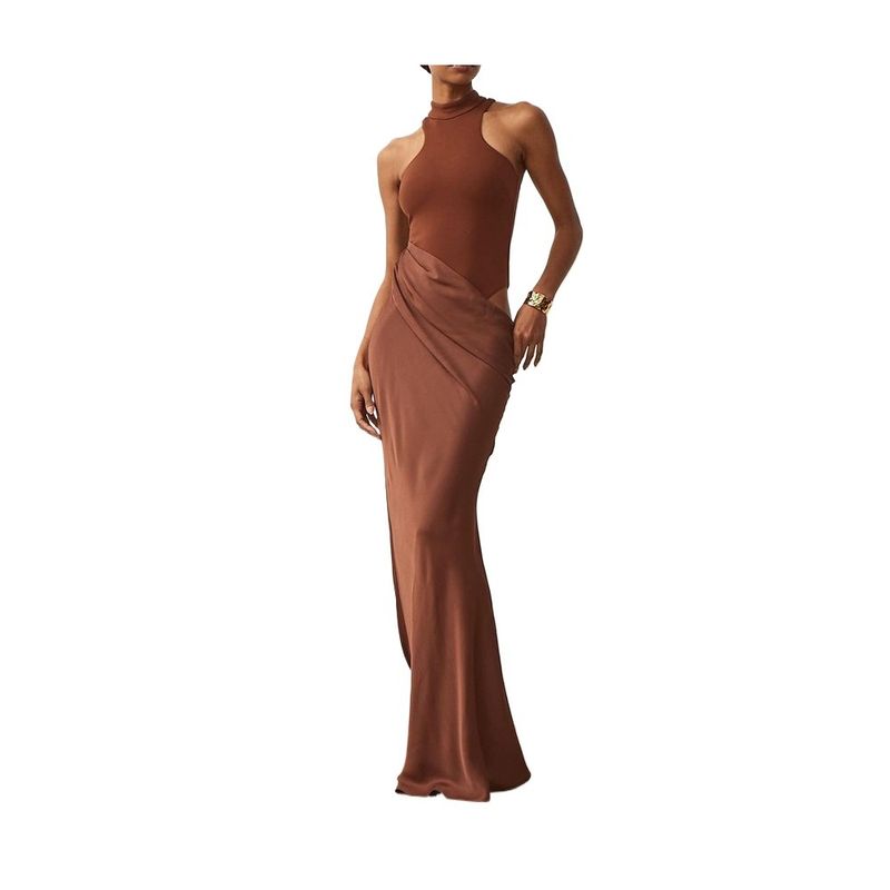 GIOIO - Vestido de gala MujerCafé