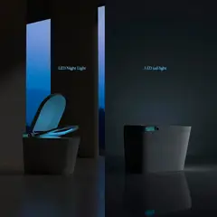 JOYTEK - WC Inodoro Inteligente Apertura/Cierre Automático Descarga a Piso 30 cm