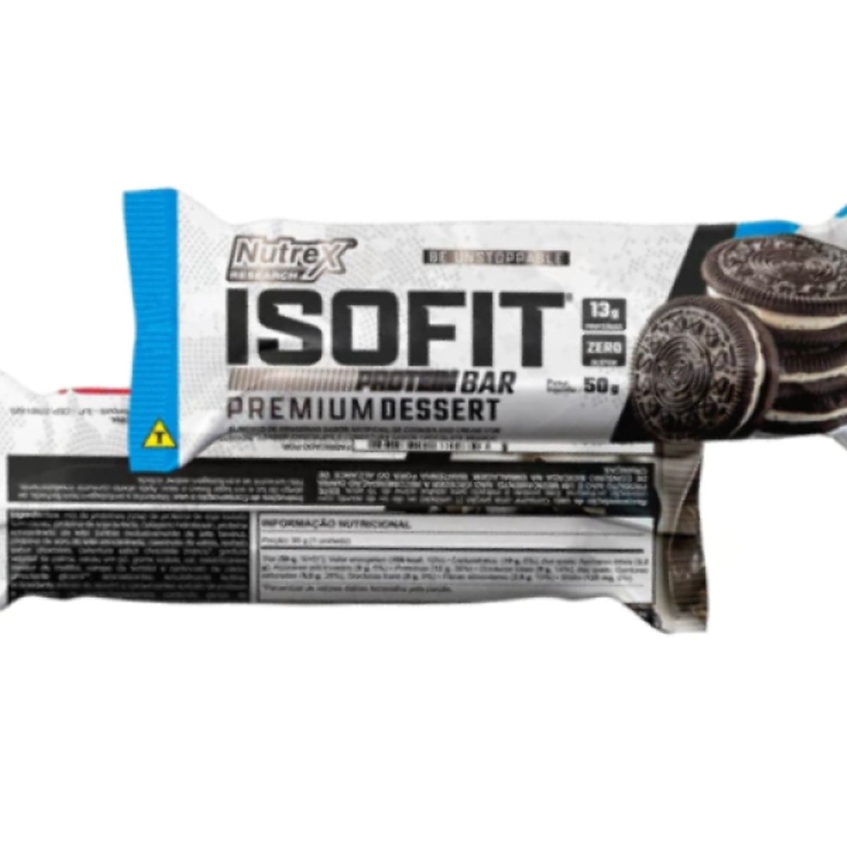 NUTREX RESEARCH - Nutrex Isofit Zero Bar Barras De Proteinas 12u Cookies Cream