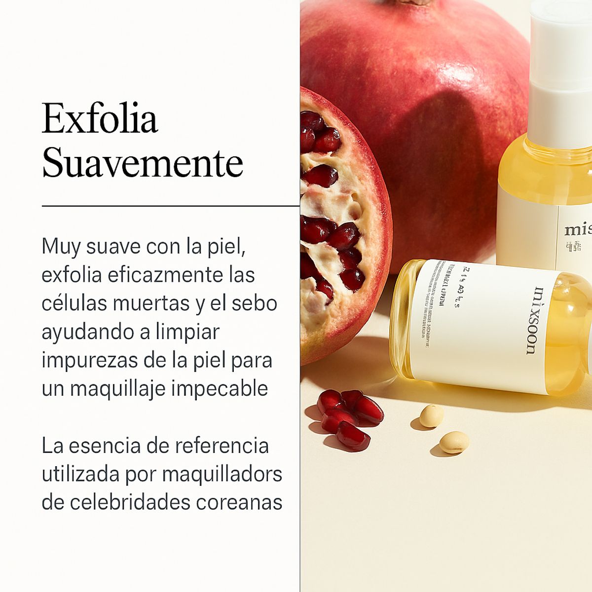 MIXSOON - Serum exfoliante suave con soja Bean Essence - 30ml