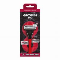 Máquina de Afeitar 500 1 Mango + 3 Cartuchos