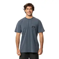 KIVUL - Polera Hombre Pocket Azul