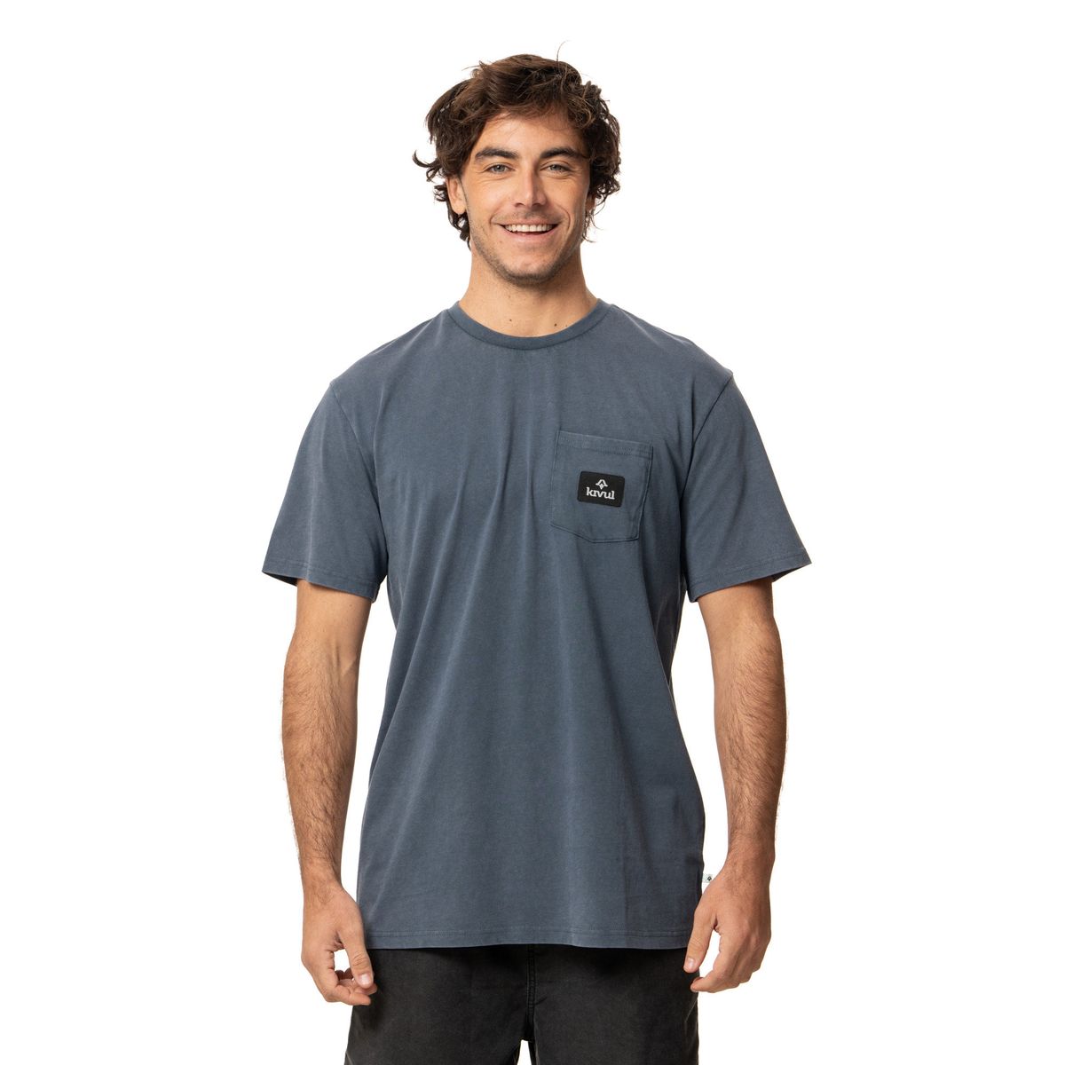 KIVUL - Polera Hombre Pocket Azul Kivul