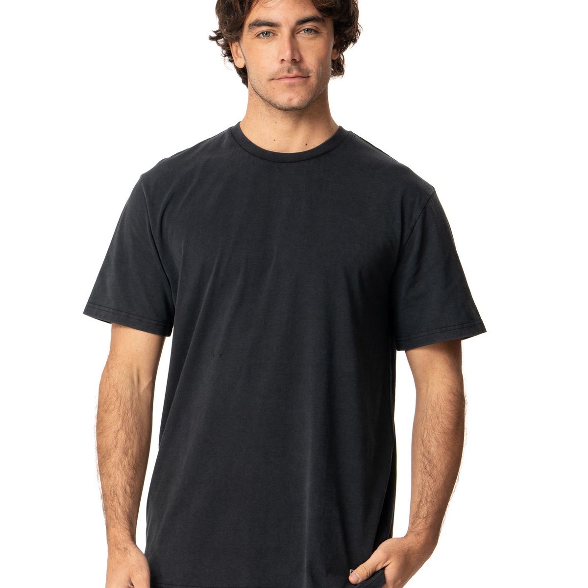 KIVUL - Polera Hombre Parche Negro Kivul