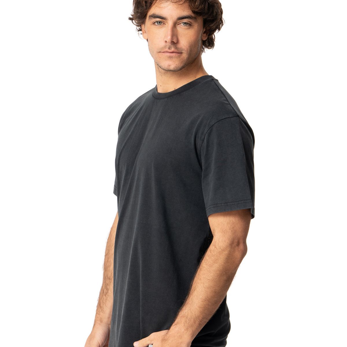 KIVUL - Polera Hombre Parche Negro Kivul
