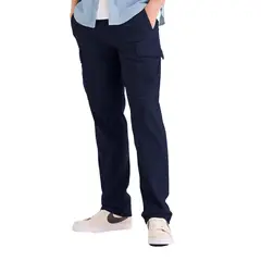 DOCKERS - Pantalón Hombre Utility Cargo Straight Fit Azul Mari