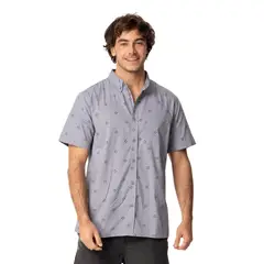 KIVUL - Camisa Hombre Tako Azul Claro